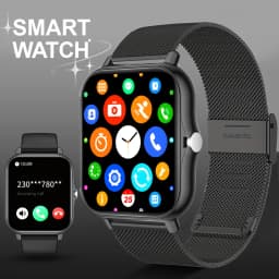 [Smart Watch, Wireless] Wireless Men'S And Women'S Smart Watch, 1.83-Inch Full Screen Touch, Dialing/Answering Calls, Pedometer