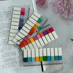 200/800/1600PCS index color small size self-adhesive label stickers ins style student name sticker office furniture note sticker