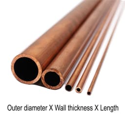Copper Tube Pipe 2mm 3mm 4mm 5mm 6mm 7mm 8mm 9mm 10mm 11mm 12mm 13mm 14mm 15mm 16mm 17mm 18mm 19mm 20mm 25mm 30mm