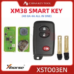 Xhorse XM38 Smart Key Remote 4D 8A 4A All in One For Toyota Lexus: XSTO03EN Global Version With Logo