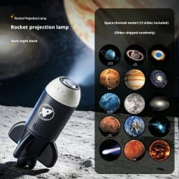 Mini Galaxy Star Projetor With 12 HD Images USB Plug LED Night Lamp 360° Rotation For Children Bedroom Decoration Birthday Gift