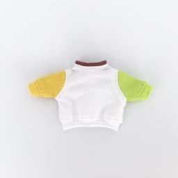 Ob11 Doll Clothes Solid Color Striped Hoodie T-Shirt With Long Sleeves Accessories For Bjd,Gsc,Obitsu11, Molly, Ymy, P9, GsC