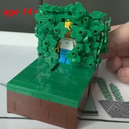 2025 227pcs MOC Building Block Homer Backing Into the Bushes Technology Bricks Birthday Christmas DIY Gifts Adults Toys