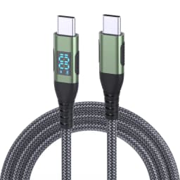 LAIHONEN New 100W LED Digital Display Quick Charge USB Type C Cable for iPhone 16 15 16 Pro Max 16 15 Plus 10FT USB A to USB C