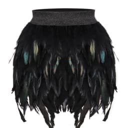 Irregular Dance Skirt Gothic Festival Carnival Party Dance Summer Women's Fashion Feather Skirt Bar Jazz Multi-color Short Skirt