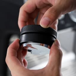 ABS Aluminum 51/53/58mm Coffee Distributor Espresso Distribution Tool Coffee Tamper 3 Angled Slopes Palm Tamper Adjustable