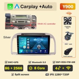Car Radio Android Auto Player for Nissan March Micra K12 2002- 2010 Wireless CarPlay Intelligent Screen Player GPS Navigation 5G