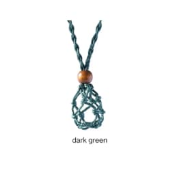 Lucky Stone Storage Rope Bag DIY Necklace Cord Empty Meditation Stone Holder Net Rope Ornament Cord Jewelry Making Accessories