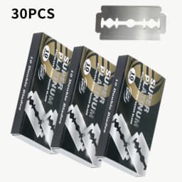 10Pcs/100Pcs Stainless Steel Razor Blades Old-Fashioned Manual Double Edge Shaver Razor Blade Hairdressing Barber Shaving Tools