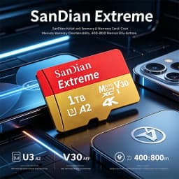 2026 Hot Sale Micro TF Card V30 Class10 High Capacity Flash Memory Card Multiple Sizes for Office Computer/Monitoring/Phones