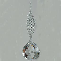 1PCS 20mm Clear Crystal Ball Prism Suncatcher Rainbow Pendants Maker, Hanging Crystals Prisms for Curtain Home Garden Decoration