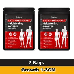 Height Growth Hormone Enhancer Plaster Grow Taller Foot Patch Bone Strength Calcium Vitamin D Supplements for Adults and Teen