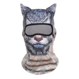 3D Cat Animal Balaclava with Ears, Funny Ski Mask Beanie for Men Women, Music Festival Rave Halloween Party Gifts
