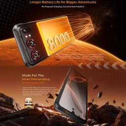 Oukitel WP68 Air Rugged Phone 12GB+512GB 6.88'' Android 16 MediaTek Dimensity 7025 64MP Camera 8000mAh NFC 5G Smartphone