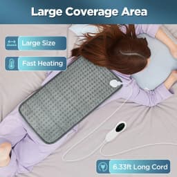 Electric Heating Pad Blanket Office Home For Shoulder Neck Back Spine Leg Winter Warm Camping Sheet 110V 220V Washable 30*60cm