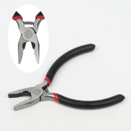 1Pcs Mini Pliers Insulated Cutter Clamping Stripping Wire Crimping Cable Cutters Round Long Nose Pliers For Jewelry Making Tools