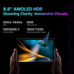 OneXPlayer 3 G3e 3-in-1 Windows Gaming Handheld 8.8 Inch 144Hz AMOLED Intel Arc G3 Extreme Portable Game Console