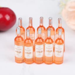 1 Set 1/12 Miniature Wine Bottles Dollhouse Kitchen Accessories - Mini Dolls House Living Room Accessories Beer Drink Bottles