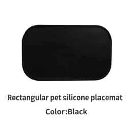3-Color Available Pet Meal Mats, Made of Silicone, Soft and Easy to Clean, Cat Feeding Mats, Square Feeding Mats for Eating