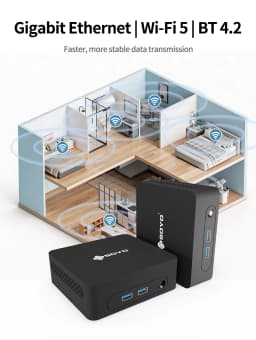Soyo Mini Pc Y5 Intel I3 4Th 8Gb Ram 128Gb Rom Windows 10 Wifi Bt4.2 Desktop Computer