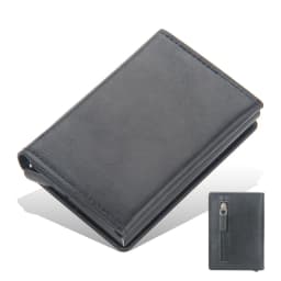 Pop Up Credit Card Holder Wallets Men Slim Rfid Blocking CardHolder Card Money Bag Coin Pocket PU Leather Short Wallets for Men