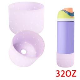 For Owala New Coaster 24oz 32oz 40oz Deep Rose Anti-Slip Protective Sleeve Bottom Bumper Protective Bottom Bumper Protector