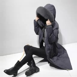 Black Winter Coat 2025 New Women's Thick Down Cotton Jacket Women Loose Hooded Parker Coat Oversized Female Cotton Warm Overcoat