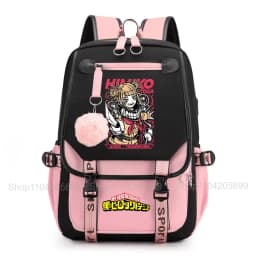 My Hero Academia Anime Print Student Backpack Lightweight Casual Daypack for Girls School Travel