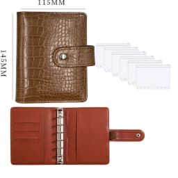 2023 New A7 Budget Binder Cash Envelopes for Money Saving Organizer with Zipper Pockets, Budget Sheets and Self-adhesive Labels