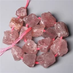 2-3cm Natural Clear White Quartz Beads Freeform Raw Minerals Crystal Nugget Stone Beads Gravel For Jewelry Making DIY 7-8Pcs