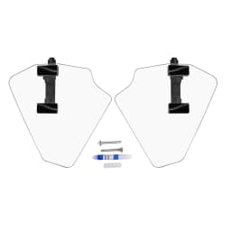 Panical Hand Guard Deflector Mount Tint Mirror Wind Case Upper Air Deflector Deflectors For Honda Goldwing GL1800 F6B 2018-2024