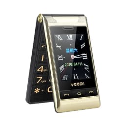 YeeMI G10 4G Rugged Feature Phone Big Button Full Band Flip Phone Dual SIM Dual Screen 1800mAh Big Battery Cellphone For Elderly