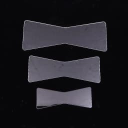 1Set Bow Router Templates PET Transparent Acrylic Templates For Woodworking Router Template Tools