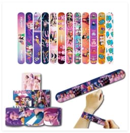 K-Pop Birthday Party Supplies Set - Decorations Tableware Balloon Plate Napkins Cake Topper Banner Gift Keychains for christmas