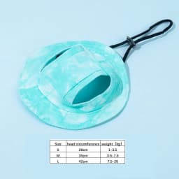 Pets Hat with Ear Holes Adjustable Baseball Cap for Medium Small Dogs Summer Dye Cats Sun Cap Pet Outdoor Hat Pet Supplies