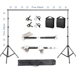 Photo Video Studio Backdrop Background Stand Photography Muslin Backgrounds Picture Canvas Frame Support System With Carry Bag