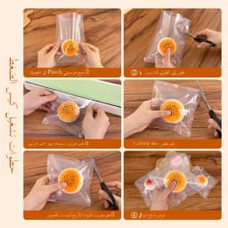 Food Grade Nylon Squeezable Bag Handmade Plastic Self Sealing Soft Packaging Gift Bag Customizable Double Rich Home Goods
