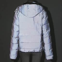 Drop Shipping Reflective Winter Jacket Men Women Warm Coat Casual Parka Detachable Hooded Jackets Night Road Safety Outerwear