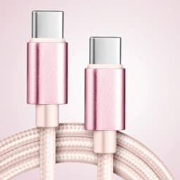 60W 5A Nylon Fast Charging Cable 1/2/3m Dual Type-C Colorful Data Cable Highspeed Data Transfer Quick Charging Wire For Xiaomi17