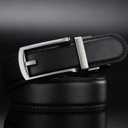 Men Belt Top Quality Cow Genuine Leather Men's Belt Cowhide Strap for Male Automatic Buckle Belts for Men Alloy Buckle Belt