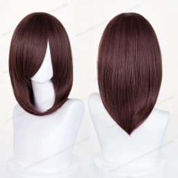 Anime 40cm Medium Basic Synthetic Bang Blond Cosplay Wig Black White Red Pink Green Brown Gold Blue Women Heat Resistant Hair