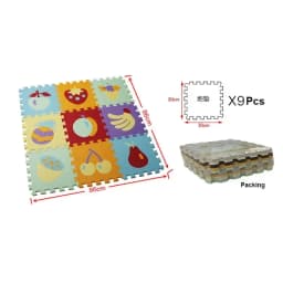 30*30*1cm Cartoon Animal Pattern Play Mats Puzzles EVA Foam Floor Pad For Children Baby Play Gym Crawling Mats Toddler Carpet
