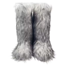 New Woman Boots High Boots Over-the-knee Fur Snow Boots Women's Fashion Warm Wool-like Boots Plus Velvet Padded Winter Boots