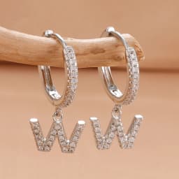 Nidin Hot Sale Initial A-Z Letters Mini Small Hoop Earrings Gold Color Zircon Jewelry Alphabet Fashion Christmas New Year Gift