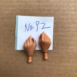 New Original Replacement Doll Hands Monstering High Doll Toy Parts Black Gray Yellow Blue Fishman Doll Hands DIY Toy Accessories