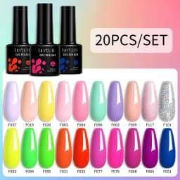 LILYCUTE 12PCs 7ml Nude Brown Red Nail Gel Polish Set Semi Permanent UV Gel For Nail Art Manicure Soak Off Gel Nail Polish Kit