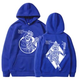 Forward Observations Group Hoodie Punk Skeleton Gothic Hoodies Men's Fashion Vintage Graphic Hooded Sweatshirt Streetwear