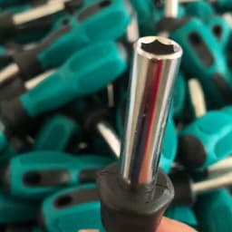 Bit Holding Screwdriver with Soft Finish Handle, 1/4" x 118mm, Magnetic 1/4 Bit Holder Screwdriver Handle