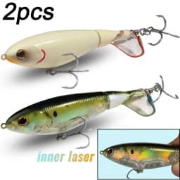 Propeller Plopper Chopp 20g 27g Bait 5X Strong Hook Swimbait Pesca Spin Wobbler Spinnerbait Fishing Topwater Crankbait Lure Kit