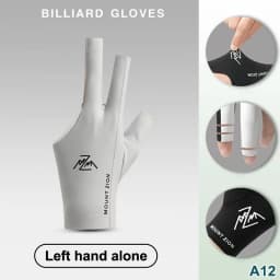 Billiard Gloves With Fingerless Breathable Pool Gloves Three-Finger Gloves